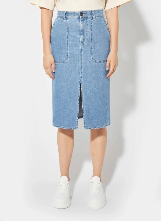 Philippe Model Denim Skirts Blauw Dames