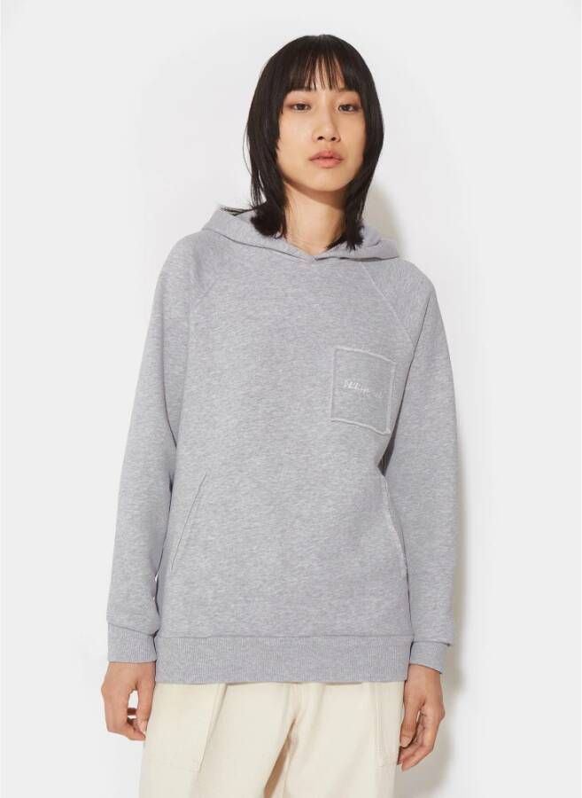 Philippe Model Eigentijdse Franse stijl hoodie Grijs Dames