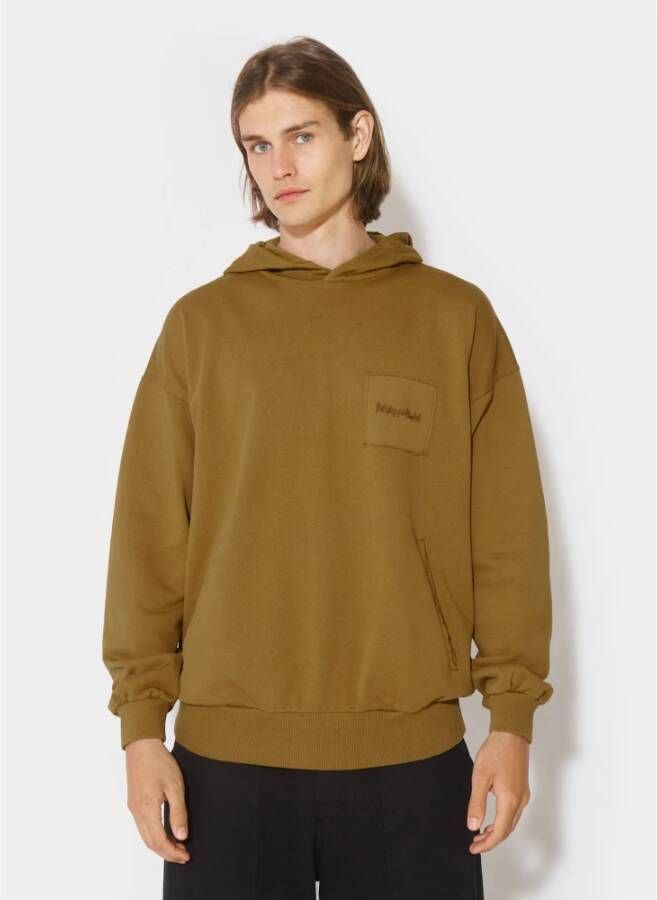 Philippe Model Hoodie in eigentijdse Franse stijl Groen Heren