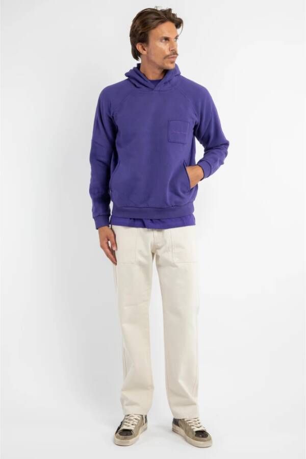 Philippe Model Hedendaagse Franse Stijl Paarse Sweaters Paars Heren
