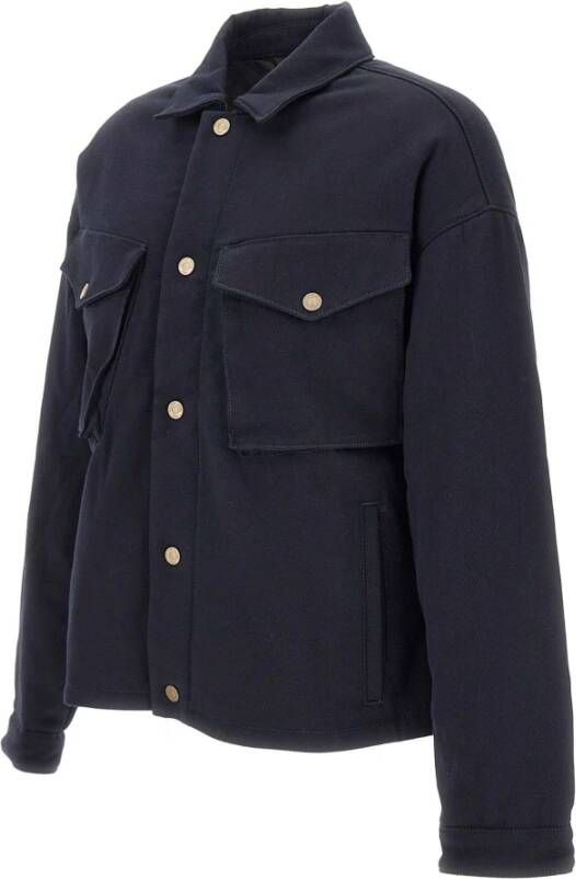 Philippe Model Light Jackets Blauw Heren