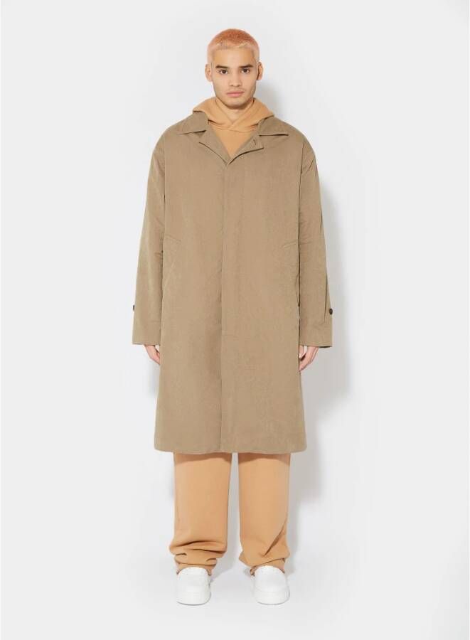 Philippe Model Urban Metro Trenchcoat Groen Heren