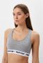 Philipp Plein Grijze Elastische Logo Top voor Vrouwen Gray Dames - Thumbnail 4