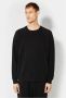 Philippe Model Zwarte Jersey Crew Neck Sweatshirt Black Heren - Thumbnail 2