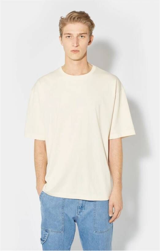 Philippe Model Maurice T-Shirt: Minimalistische Franse erfgoedstijl Beige Heren