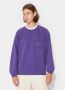 Philippe Model Oversized Katoenen Sweatshirt in Moderne Franse Stijl Paars Heren - Thumbnail 2