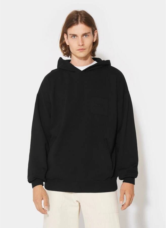 Philippe Model Hoodie met eigentijdse Franse stijl Zwart Heren