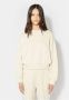 Philippe Model Moderne Franse stijl Cropped Sweatshirt Beige Dames - Thumbnail 2