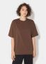 Philippe Model Frans Alteritage Walnoot Katoenen T-shirt Bruin Dames - Thumbnail 2