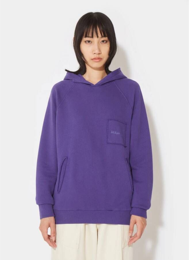 Philippe Model Hoodie in eigentijdse Franse stijl Paars Dames