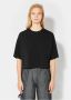 Philippe Model Minimalistische Marion T-Shirt met Uniek Detail Black Dames - Thumbnail 2