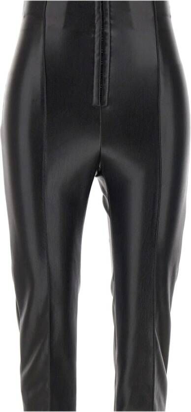 Philosophy di Lorenzo Serafini Hoog getailleerde zwarte leggings met glanzend effect Black Dames