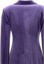 Philosophy di Lorenzo Serafini Paarse Fluwelen Blazer met Piek Revers Purple Dames - Thumbnail 2