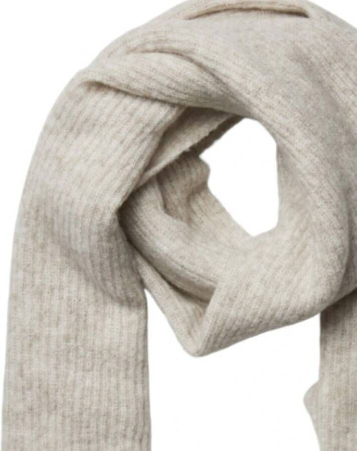 Pieces Cashmere Sjaal Beige Dames