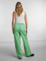 Pieces 17113859 Cropped Trousers Green Dames - Thumbnail 2