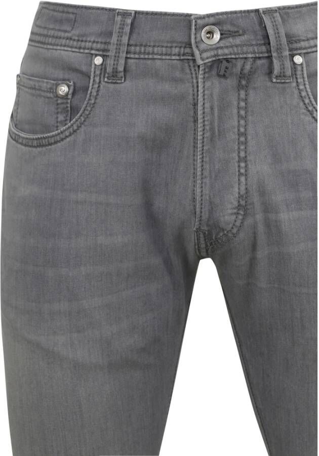 Pierre Cardin Broek Lyon Tapered Future Flex Grijs Heren