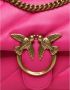 Pinko Maxi Angular Quilting Nappa Schoudertas Pink Dames - Thumbnail 9