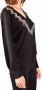 Pinko 1B14Vby6Myz99 Polyamide -trui Zwart Dames - Thumbnail 2