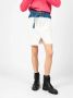 Pinko Aansluitende Mini Denim Rok White Dames - Thumbnail 2