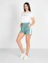 Pinko Hoge Taille Shorts met Zijzakken Green Dames - Thumbnail 4