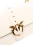 Pinko Klassieke Love Tas met Interne Verdeling en Gouden Iconisch Logo White Dames - Thumbnail 6