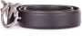 Pinko Stijlvolle Zwarte Leren Riem met Zilverkleurige Hardware Black Dames - Thumbnail 13