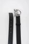 Pinko Love Birds Leren Riem met Metalen Gesp Black Dames - Thumbnail 13