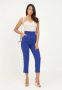 Pinko Hoge Taille Wijde Pijp Crepe Broek met Plooien Purple Dames - Thumbnail 3