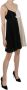 Pinko Black and White Mini Sleeve less A-line Princess Dress Zwart Dames - Thumbnail 2