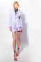 Pinko Stretch Crepe Jas met Revers en Lange Mouwen Purple Dames - Thumbnail 12
