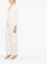 Pinko Witte Linnen Blend Peak Revers Blazer White Dames - Thumbnail 15