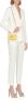 Pinko Witte Linnen Blend Peak Revers Blazer White Dames - Thumbnail 10