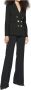Pinko Zwarte blazer van stretch viscose stof Black Dames - Thumbnail 2