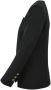 Pinko Luxe Double-Breasted Pakjasje Zwart Black Dames - Thumbnail 2
