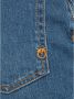 Pinko Vintage Dirty Flare-Fit Denim Jeans Blue Dames - Thumbnail 4