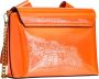 Pinko Borsa Donna Aika Clutch Mini Eco Specchiato Colore Arancio Orange Dames - Thumbnail 6