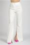 Pinko Elegante Zomer Linnen Broek White Dames - Thumbnail 2
