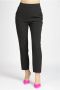 Pinko Parana Slim Fit Broek met Hoge Taille Black Dames - Thumbnail 7