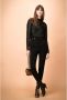 Pinko Bruno Blouse Fil Coupe Black Dames - Thumbnail 3