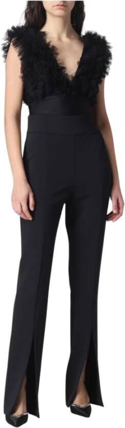 pinko Casual Slim Fit Zwarte Broek Black Dames