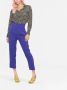Pinko Hoge Taille Wijde Pijp Crepe Broek met Plooien Purple Dames - Thumbnail 2