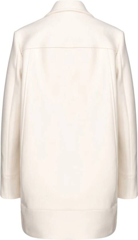 pinko Crème Jassen voor Vrouwen Beige Dames