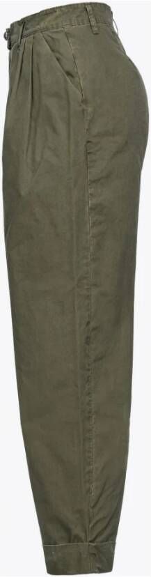 pinko Cropped Trousers Groen Dames
