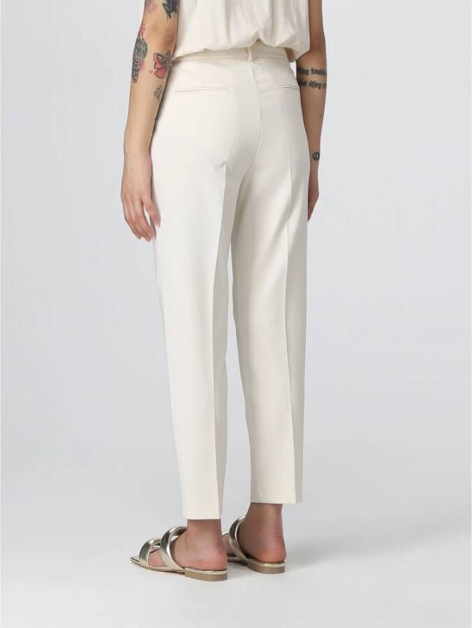 pinko Cropped Trousers Roze Dames