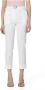 Pinko Stretch Linnen Plaza Broek Beige Dames - Thumbnail 2