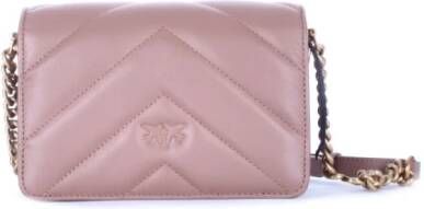 pinko Cross Body Bags Beige Dames