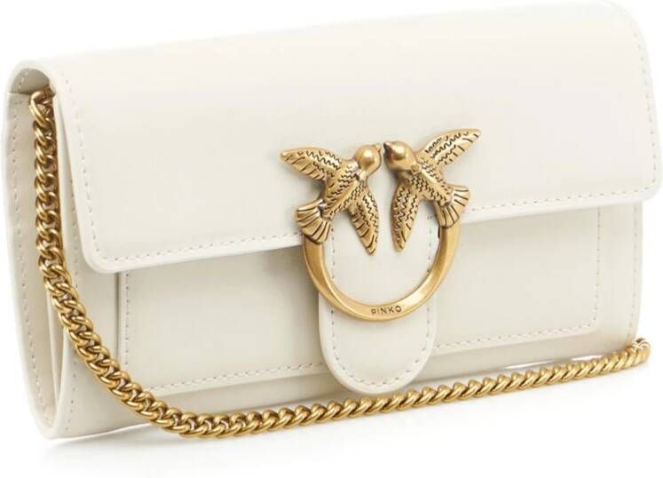pinko Cross Body Bags Beige Dames