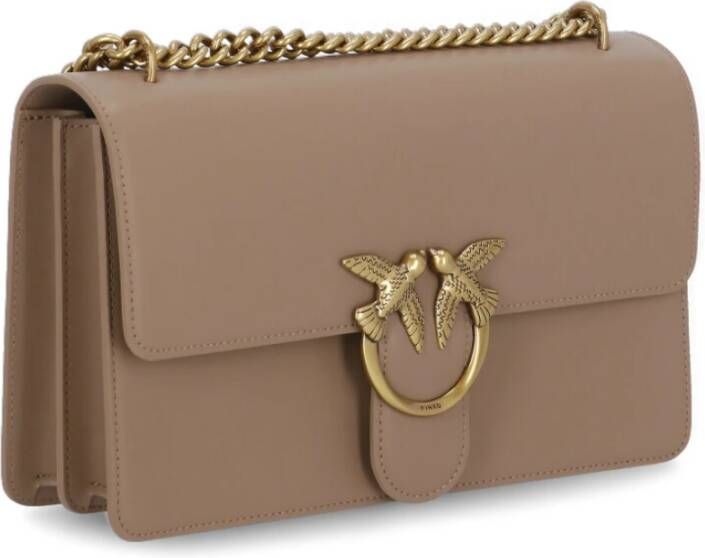 pinko Cross Body Bags Beige Dames