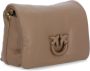 Pinko Love Bag Click Puff van zacht nappa leer Beige Dames - Thumbnail 11