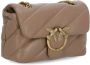 Pinko Gewatteerde Love Bag Puff in Ginger Biscuit Brown Dames - Thumbnail 5